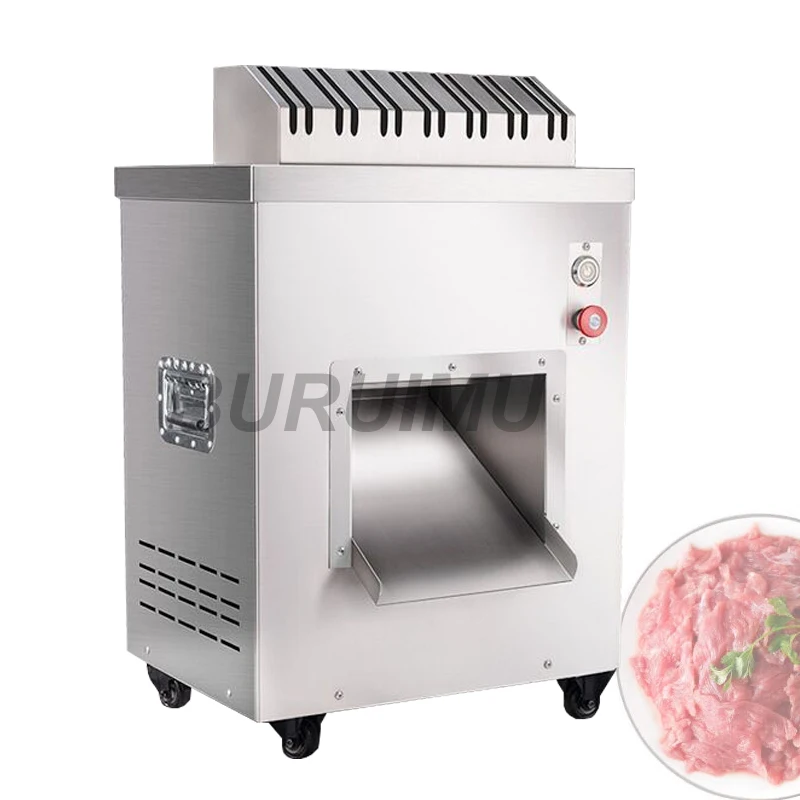 

Automatic Fresh Beef Shredding Machine Pork Meat Mutton Cutting Slicing Maker Chicken Breast Slice Making Manufacturer