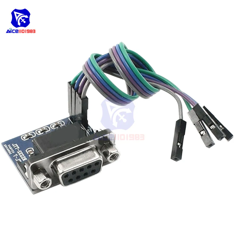Модуль преобразователя diymore MAX3232 RS232 в TTL модуль соединителя DB9 с соединительным
