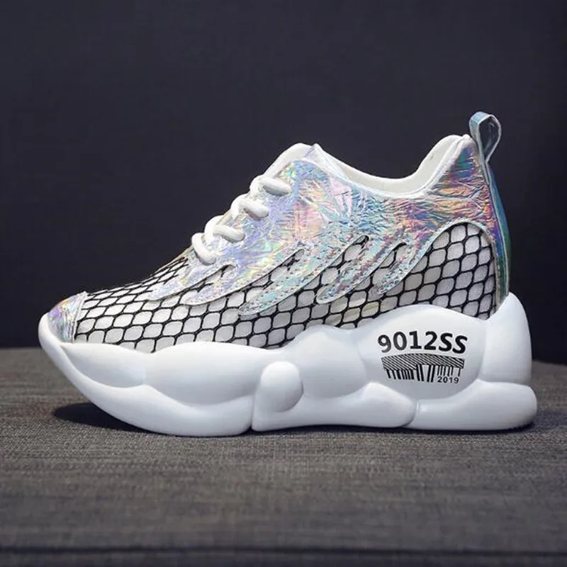 

Fashion Shoes Woman Super Hihg Wedge Outdoor Sneakers Female Casual Shoes Women Comfortable Platform Trainers Zapatillas Mujer