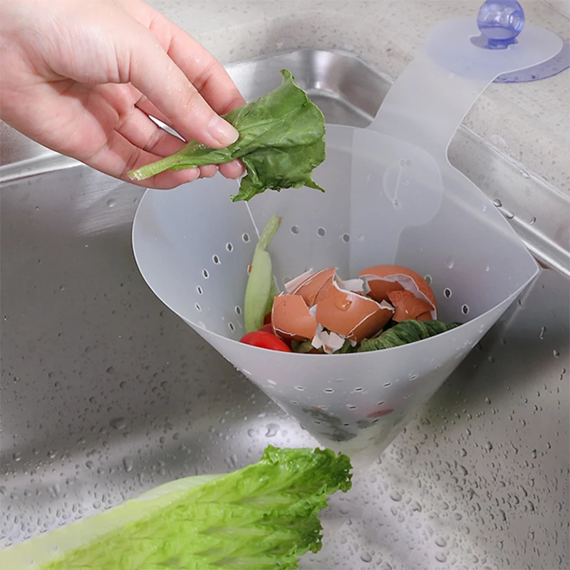 [Natabest]Kitchen Foldable Filter Sink Wasbak Reusable Self-standing Anti-blocking Device Collapsible Strainer | Дом и сад