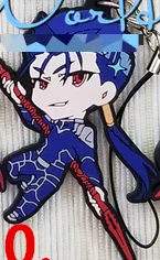 10 Cu Chulainn Fate/большой заказ FGO аниме Enkidu Gilgamesh Mordred Jeanne d'Arc Scathach Okita Souji Nero Ishtar Oda Nobunaga резиновый брелок - Цвет: 10 Cu Chulainn