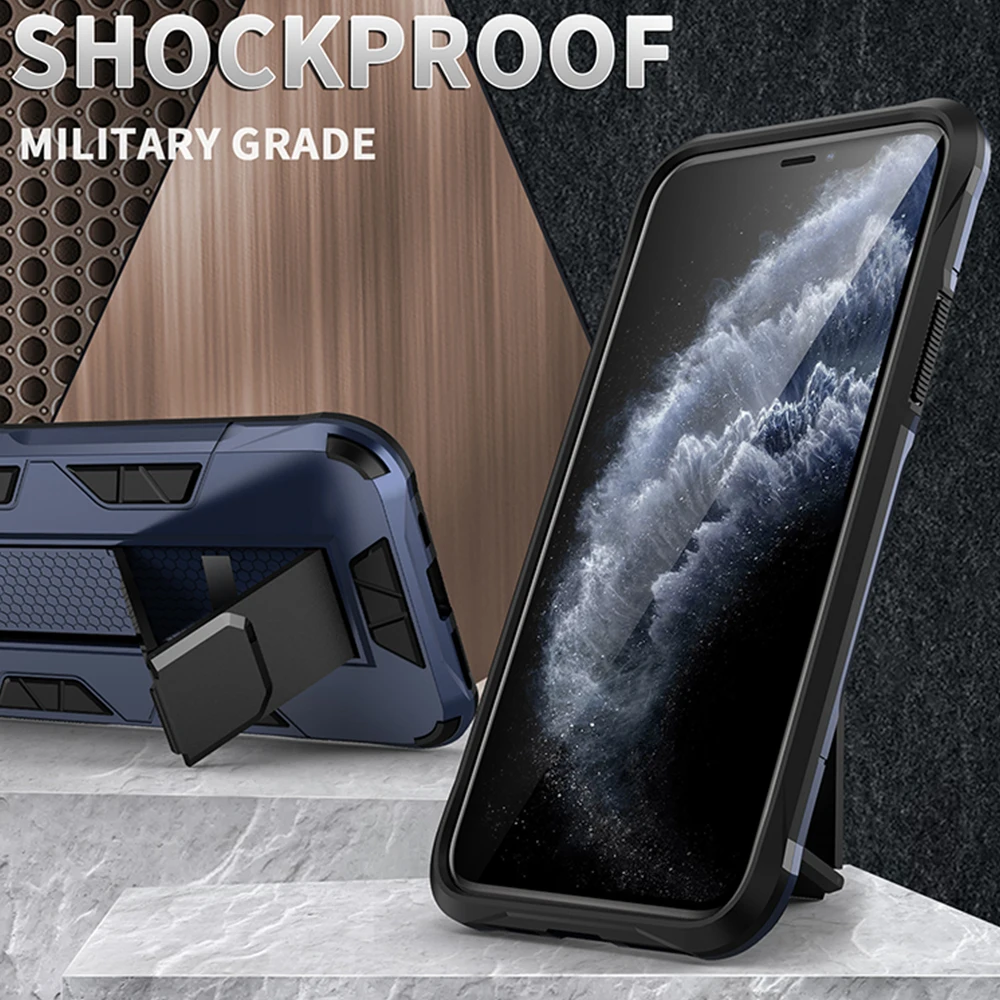 Защитный противоударный чехол для телефона Apple iPhone 12 11 Pro Max i X XR XS 8 7 6S 6 Plus