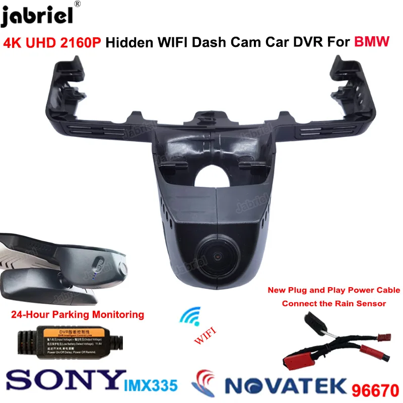 

For BMW 8 Series G14 G15 G16 For BMW 840i For BMW 840d For BMW m850i 2018-2021 4K 2160P Hidden Wifi Car Dvr Dash Cam Car Cameras