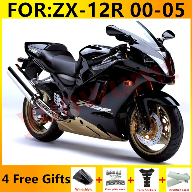 Новинка Обтекатели для кузова из АБС пластика KAWASAKI ZX12R 00 05 ZX 12R 2000 2005 12 R 02 03 | Отзывы и видеообзор