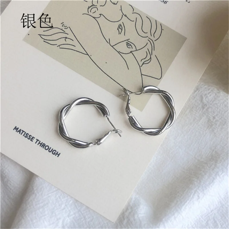 

Aesthetic Accessories for Bijouterie Female Jewelry Women Kpop Vintage Stud Earrings 2021Jewelry New Arrival Gift to Girlfriend