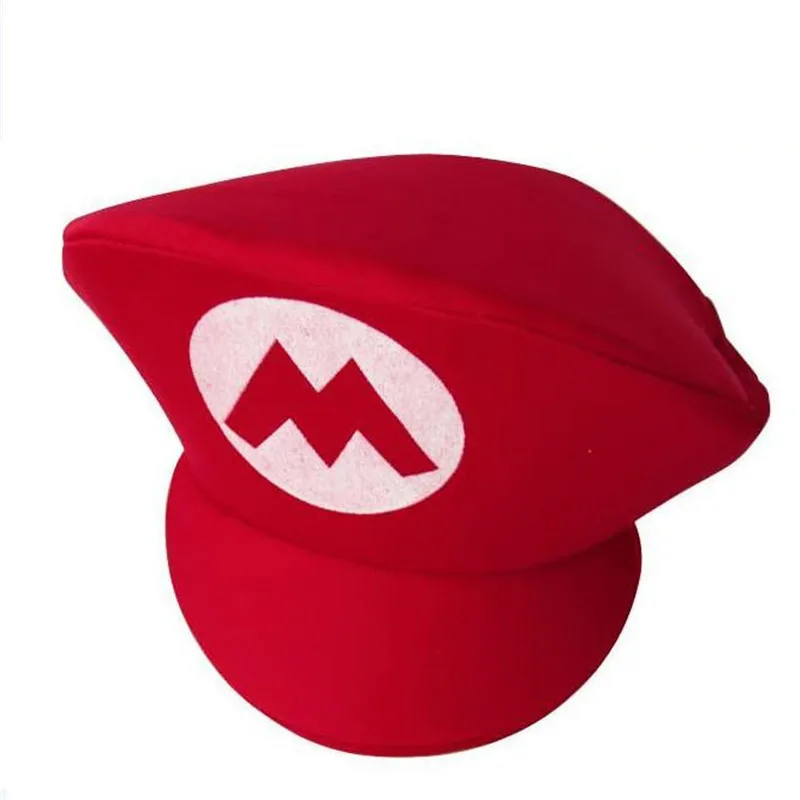 Детская и взрослая новая аниме косплей реквизит шляпы Луиджи Брос тканевая