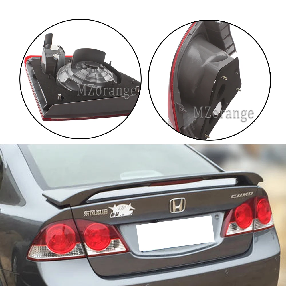 

MZORANGE Tail Light For HONDA CIVIC 2006 2007 2008 2009 2010 2011 For FD1 FD2 CIIMO 2012 Rear Brake Lamp Taillights Fog Light