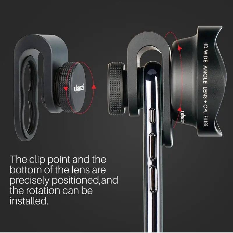 Универсальный широкоугольный объектив 16 мм + CPL 3 в 1 для камеры телефото