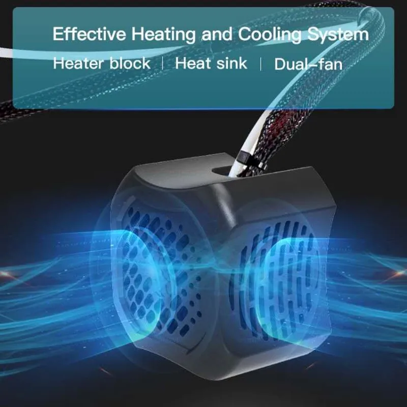 Оригинальный Creality 3D Ender-3 V2 принтер полный набор Hotend для с силиконовым покрытием