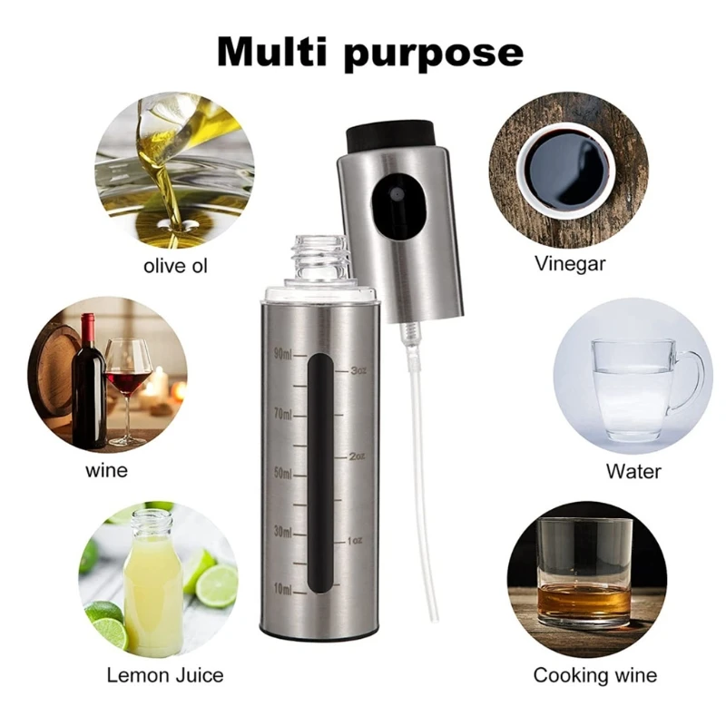 Набор для распыления масла комплект из 4 бутылочек приготовления салата