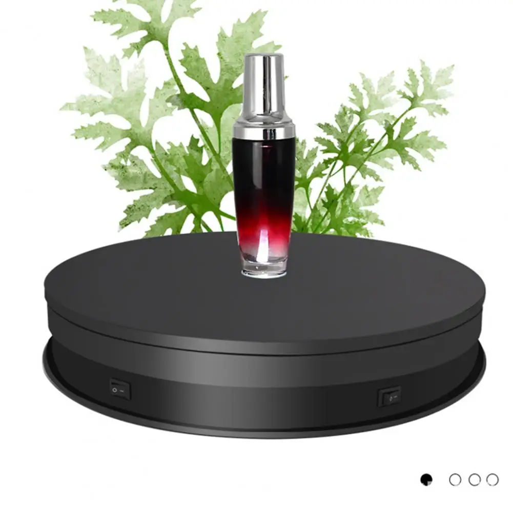 hot sales jewelry turntable multi angle cycle display stable rotation abs display stand turntable for home free global shipping