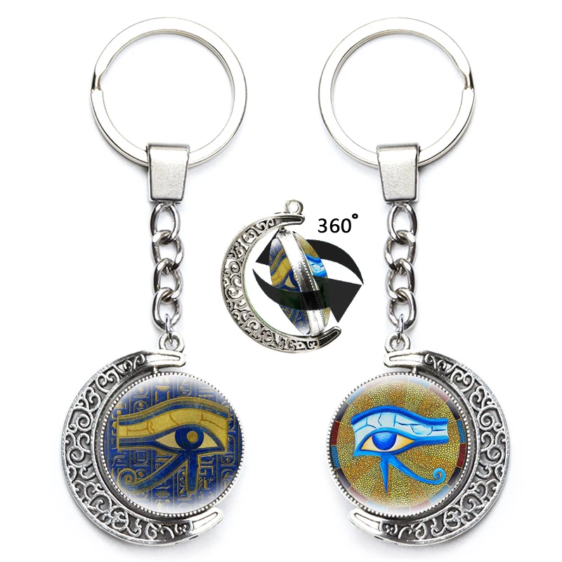 Брелок с символом глаза хора поворот на 360 градусов | Украшения и аксессуары