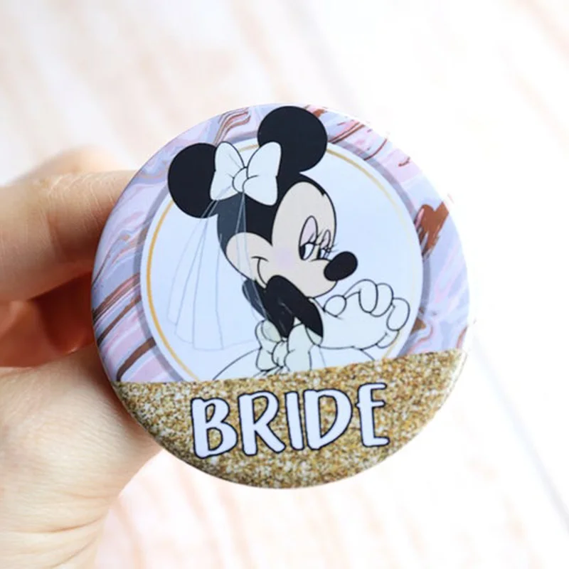 Значок жениха невесты пуговица булавка для девичника девичвечерние свадебного