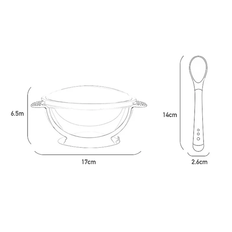 

3 Pcs/Set Baby Feeding Tableware With Temperature Sensing Spoon For Toddler Kids Child Training Learnning Accessories HOT