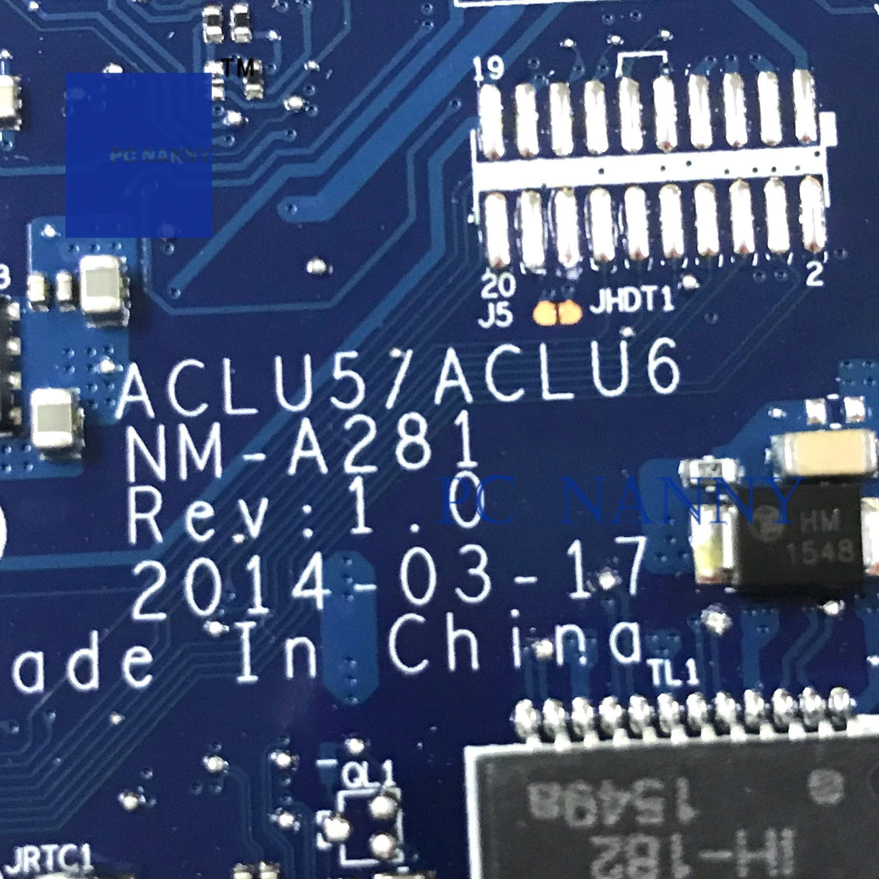 PCNANNY для LENOVO G40-45 материнская плата ноутбука NM-A281 DDR3 Протестирована | Компьютеры и