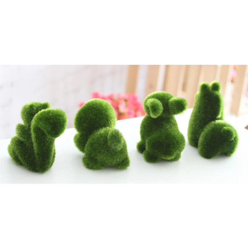 Искусственная Имитация травы 1 шт. маленькие животные украшение для дома и офиса