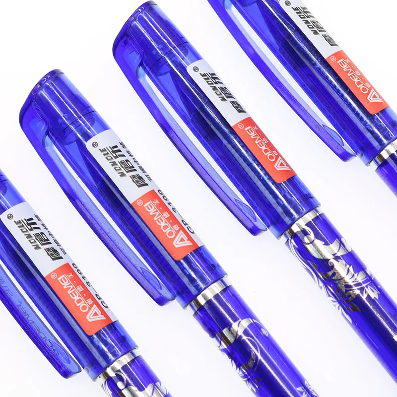 3 шт. детская Студенческая канцелярия стираемая гелевая ручка синие чернила 0 5 мм