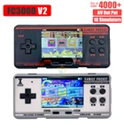 Портативная игровая консоль FC3000 V2 Retro, 4000 встроенных классических игр, 10 форматов