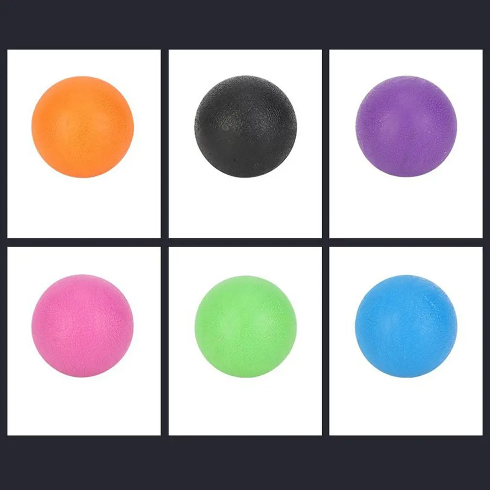 Механическая блокировка 63 мм Лакросс мяч фитнес для массажа йоги TPE резиновые