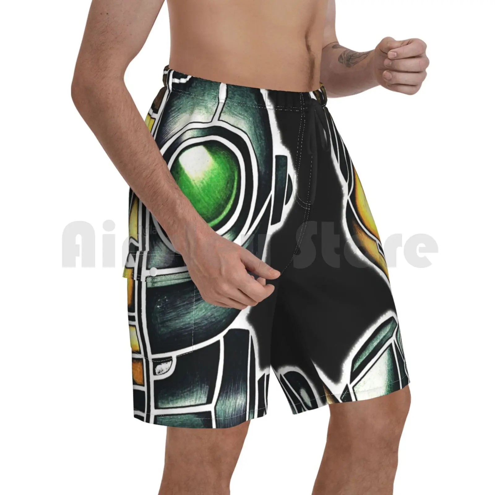 

Ratchet And Clank Beach Shorts Men Beach Pants Swim Trunks Katy Irons Ulylla Designs Ratchet And Clank Retro Game Art