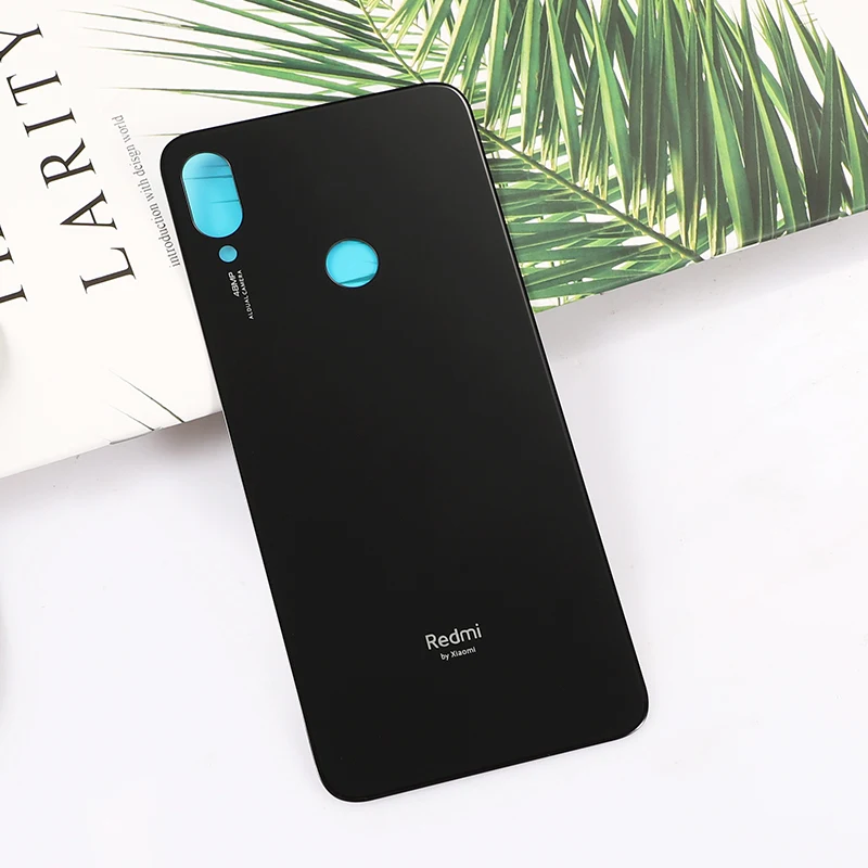 Для Xiaomi Redmi Note 7 стеклянная крышка батарейного отсека запасной корпус запасные