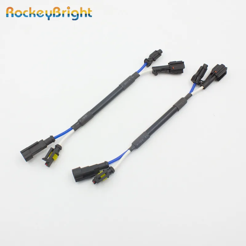Rockeybright 2 шт. автомобильный маленький Соединительный кабель для Кета HID xenon балласт AMP Авто HID светильник AMP-Small KET адаптеры гнездо
