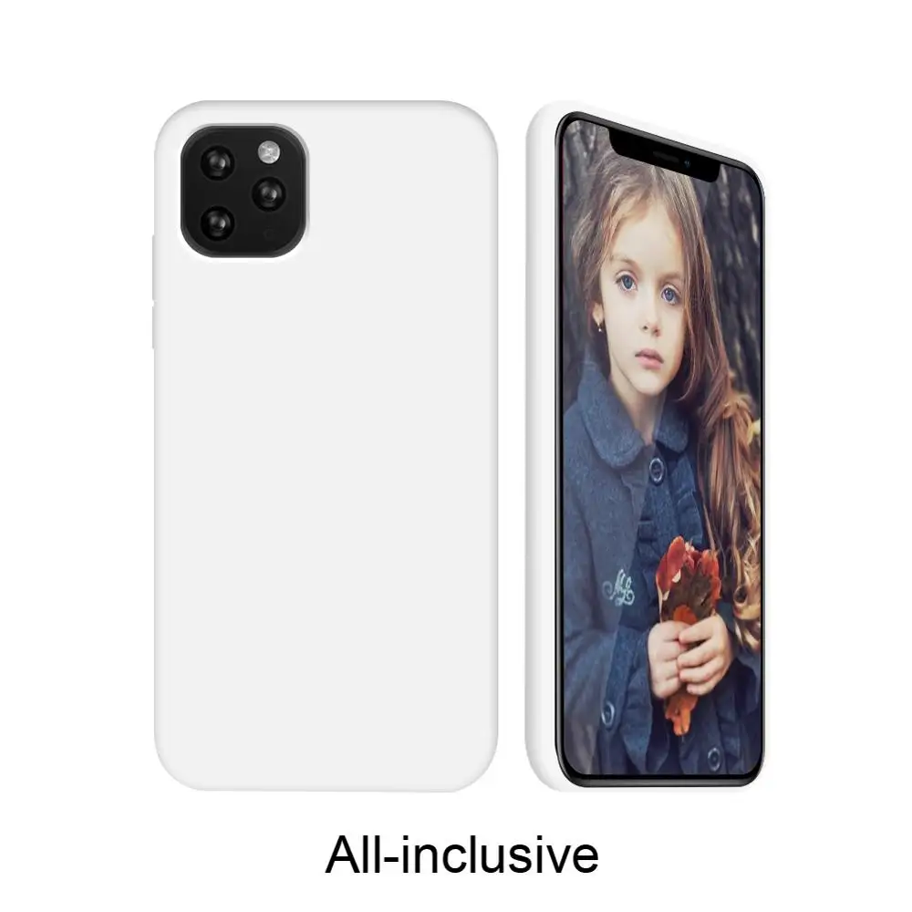 White 2 Чехол Arvin для iPhone 11 Pro Max, чехол из жидкого силикона, мягкая подкладка из микрофибры, толстый чехол для iPhone 11 Pro - Цвет: White 2