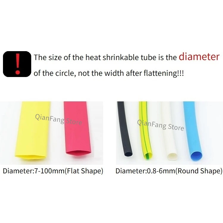 Термоусадочная трубка 10 м Полиолефиновая Изолированная с коэффициентом усадки