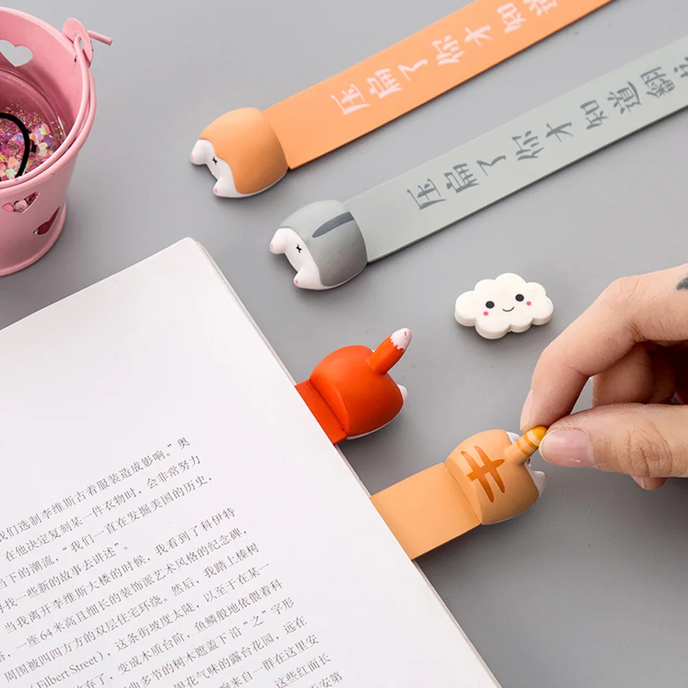 Милый мультфильм собака кошка хомяк лисица задница новая книга предмет для