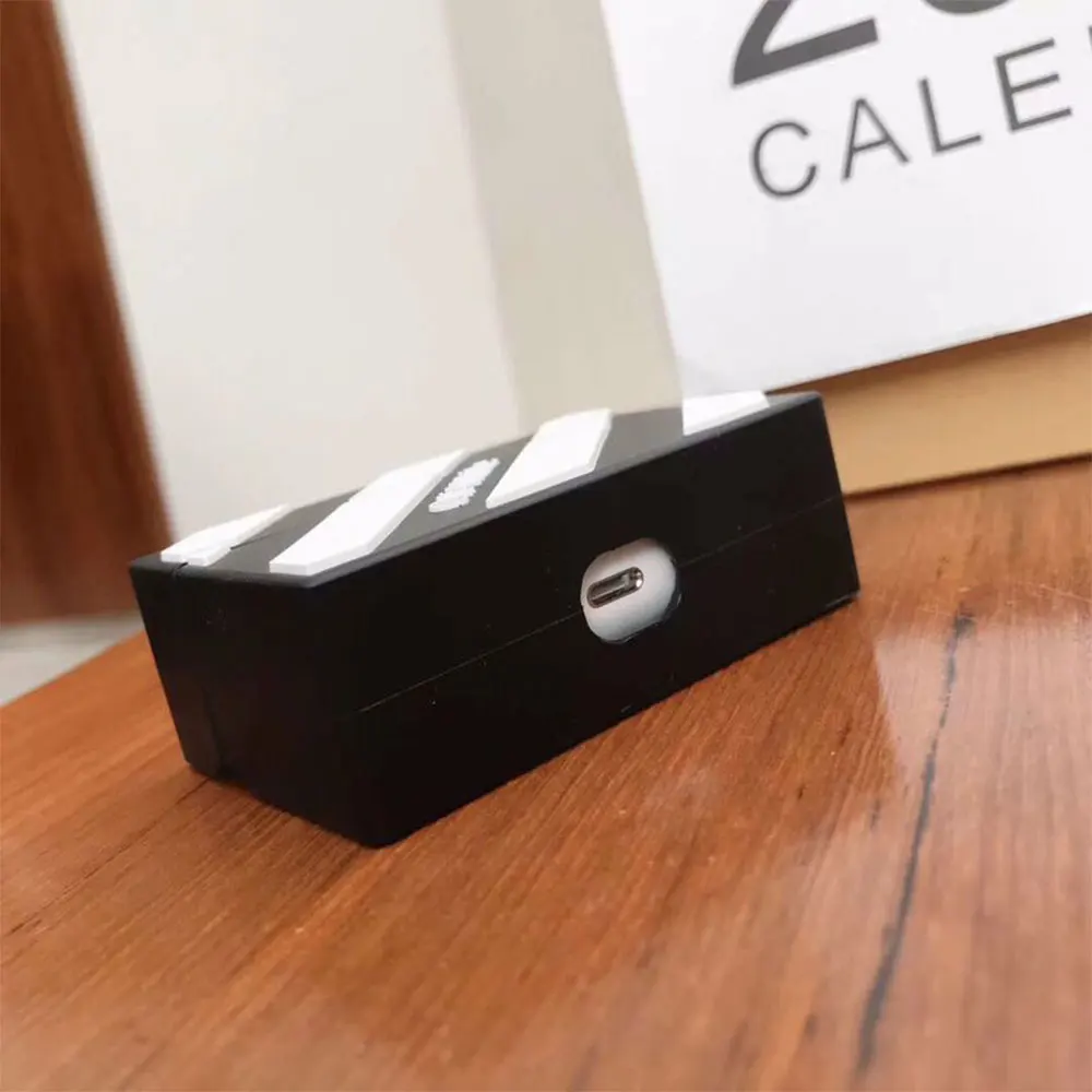 Caletop Airpods Pro Чехол Мягкий силиконовый чехол для Airpods Pro Наушники защитная кожа для Air Pods Pro с крюком против потери