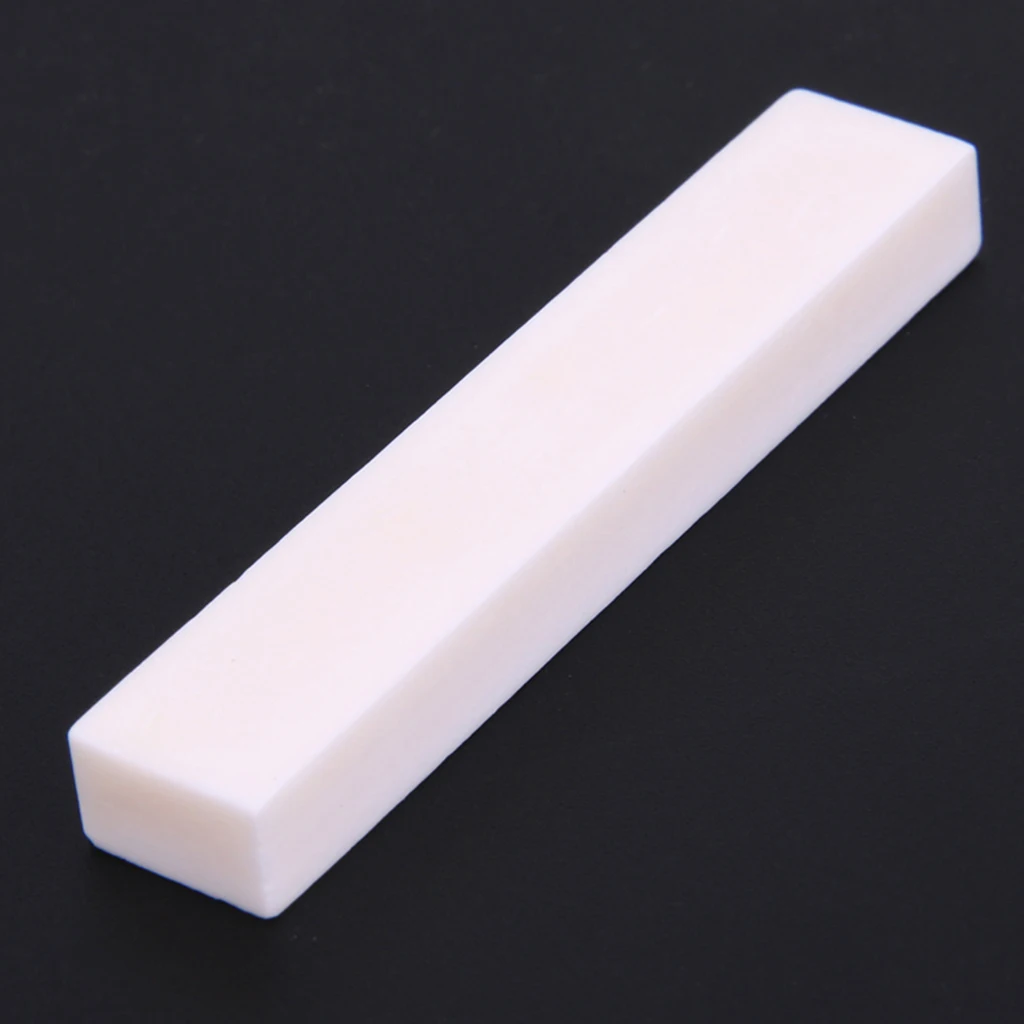 

DIY Cattle Bone Blank Uncut Nuts 52x6x10mm for Acoustic Classic Guitar Replacement