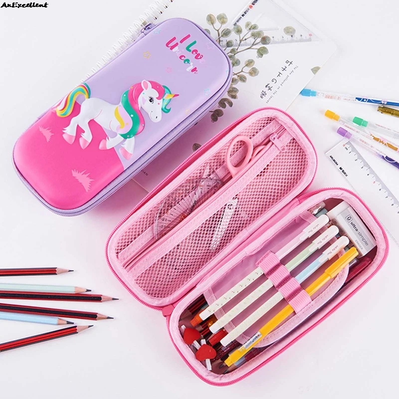 Пеналы с единорогом из мультфильма милый астронавт робот футляр для ручек