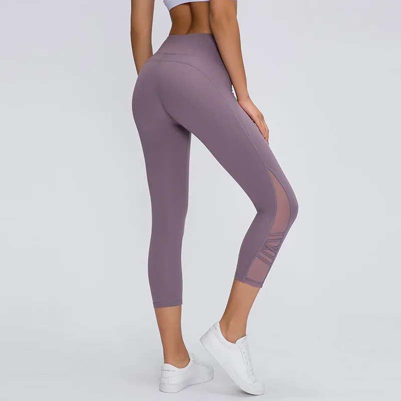 

Women Yoga Pants Sweatpants High Waist Sports Gym Wear Leggings Elastic Fitness Lady Tights Workout Designer Leggings