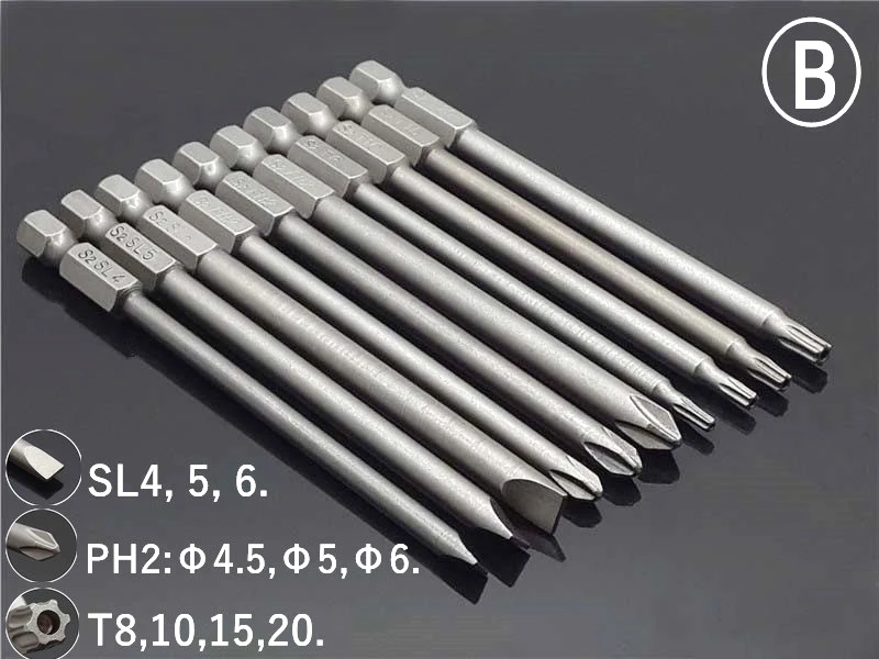 10 шт. магнитный держатель для отверток шестигранные Отвертки Phillips Torx|Отвертка| |