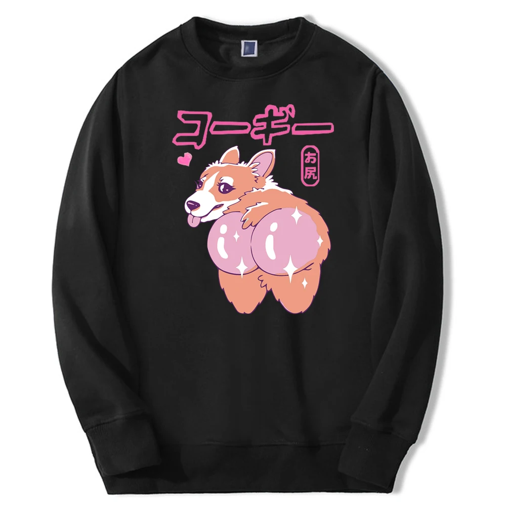 

Милые корги, милая собака, осень 2021, мужская повседневная толстовка из ткани, худи, флисовая свободная уличная одежда, мужская теплая толсто...