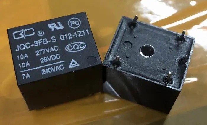 Новинка Φ 012-1Z11 1C12VDC (JQC-3FB-S) реле 5 контактов |