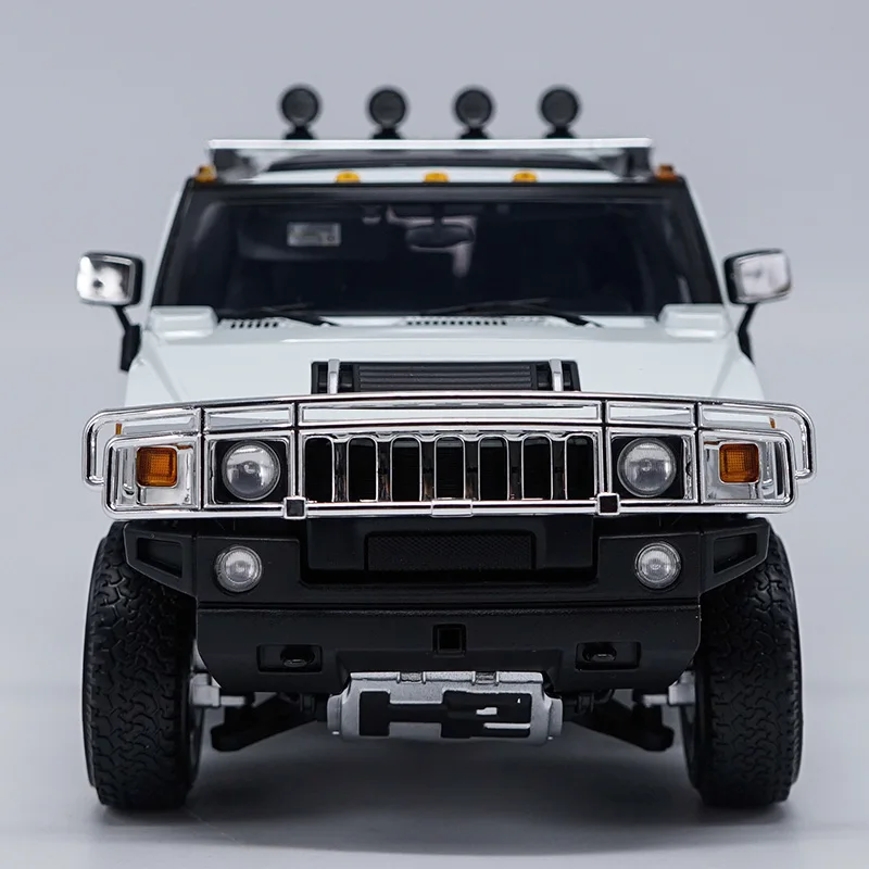 Оригинальная Заводская аутентичная 1:18 металлическая H2 SUV Hummer Highway 61 литая под