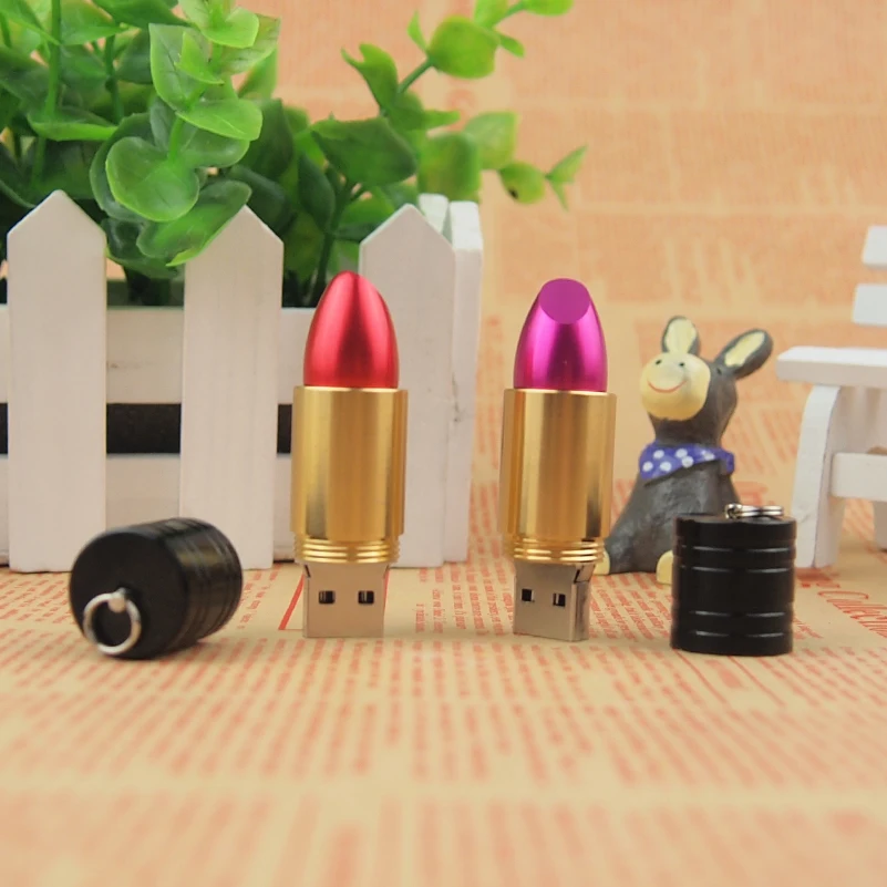 Силиконовый флэш накопитель в виде помады с реальной емкостью 100% Usb 2 0 4 ГБ 8 16 32