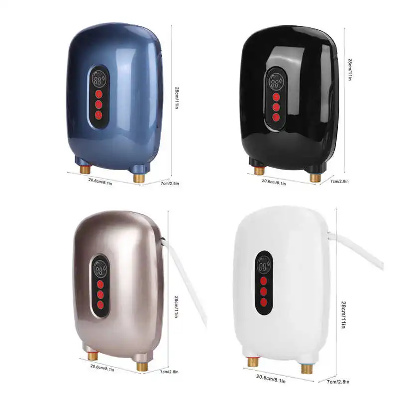 

6500W Instant Heater Tankless Hot Water Heater Water Heater with LED Screen for Bathroomkitchen