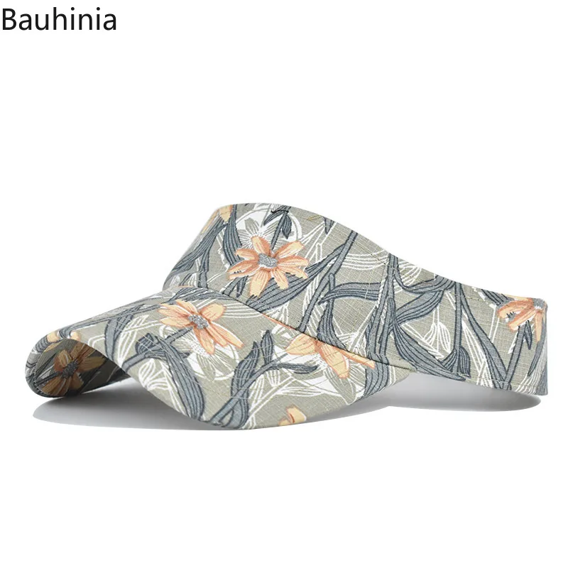 Женская летняя солнцезащитная Кепка быстросохнущая с принтом пустая верхняя