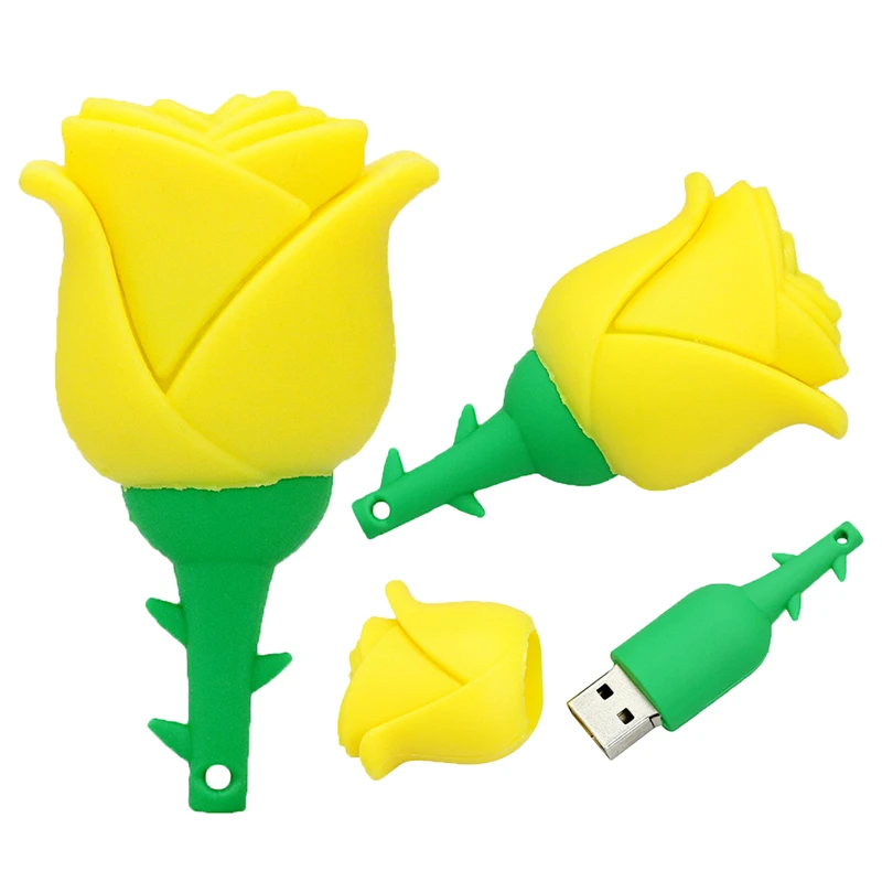 256 32 4 16 8 ГБ USB флеш накопитель силиконовая Роза Флешка Гб 128 64 персонализированный