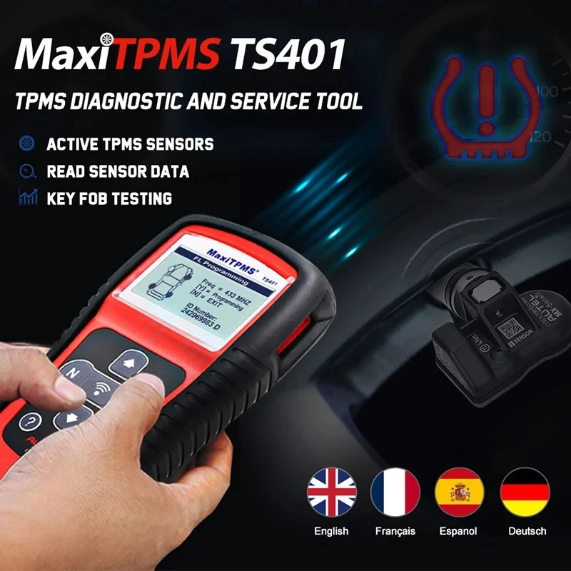 Autel MaxiTPMS TS401 система мониторинга давления в шинах OBD2 TPMS диагностический сканер
