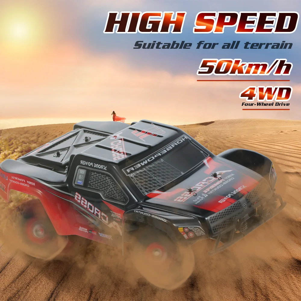 Wltoys 12423 1/12 Радиоуправляемая машина 50 км/ч 2 4G 4WD электрическая высокоскоростная