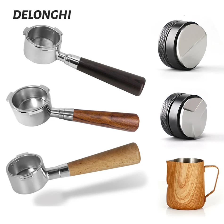 51 мм портативный фильтр для кофе без дна фильтра Delonghi Сменный темпера корзина