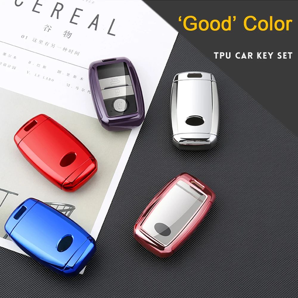 

TPU Key Bag Cover Protector Car Key Case Shell For Kia Rio Sportage 2014 Ceed Sorento Cerato K2 K3 K4 K5