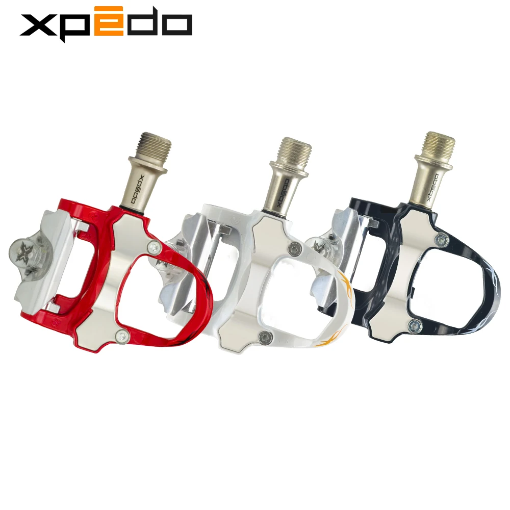 Педаль велосипедная Xpedo XRF07MC без клипсов 2 пары самоблокирующиеся клипсы