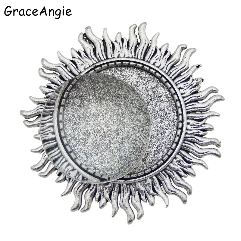 3 шт. Броши из цинкового сплава с кабошоном| |