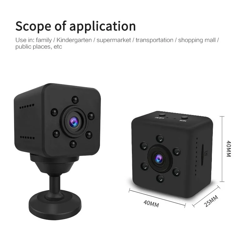

Micro Secre Camer HD 1080P WIFI IP Camera Monitor Loop Recording Mini Wireless Smart Home Security Night Vision Diving Camcorder