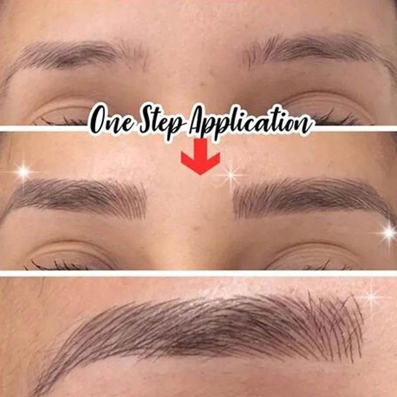 

Eyebrows Sticker 6D Imitation Ecological Eyebrow Water Transfer Eye Brow Tattoo Stickers Long Lasting False Eyebrow Enhancers