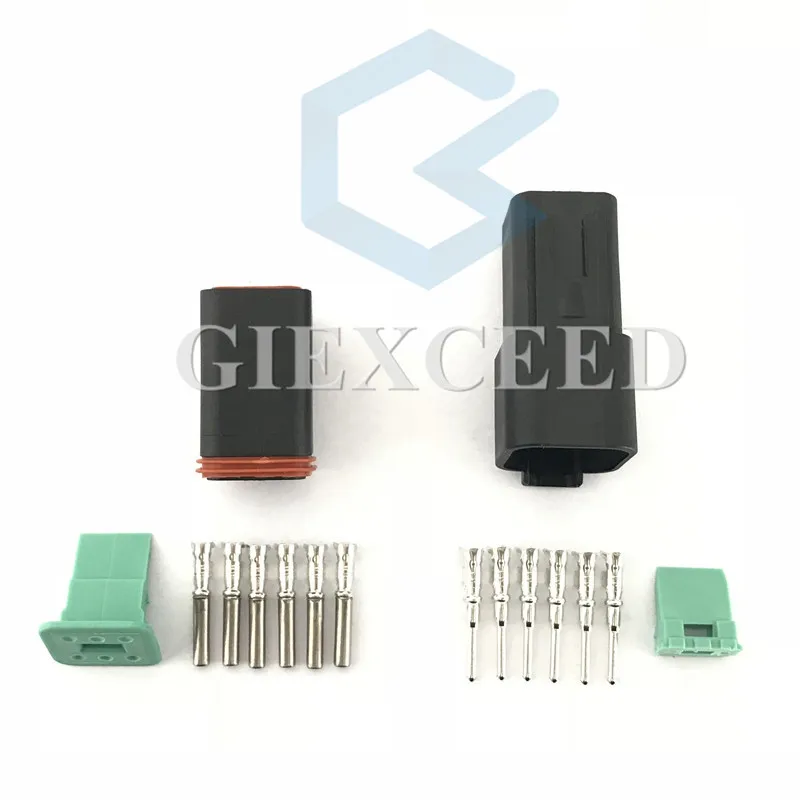 6 Pin Черный DT DT06-6S DT04-6P авто автомобиль скорость акселератора педаль Разъем